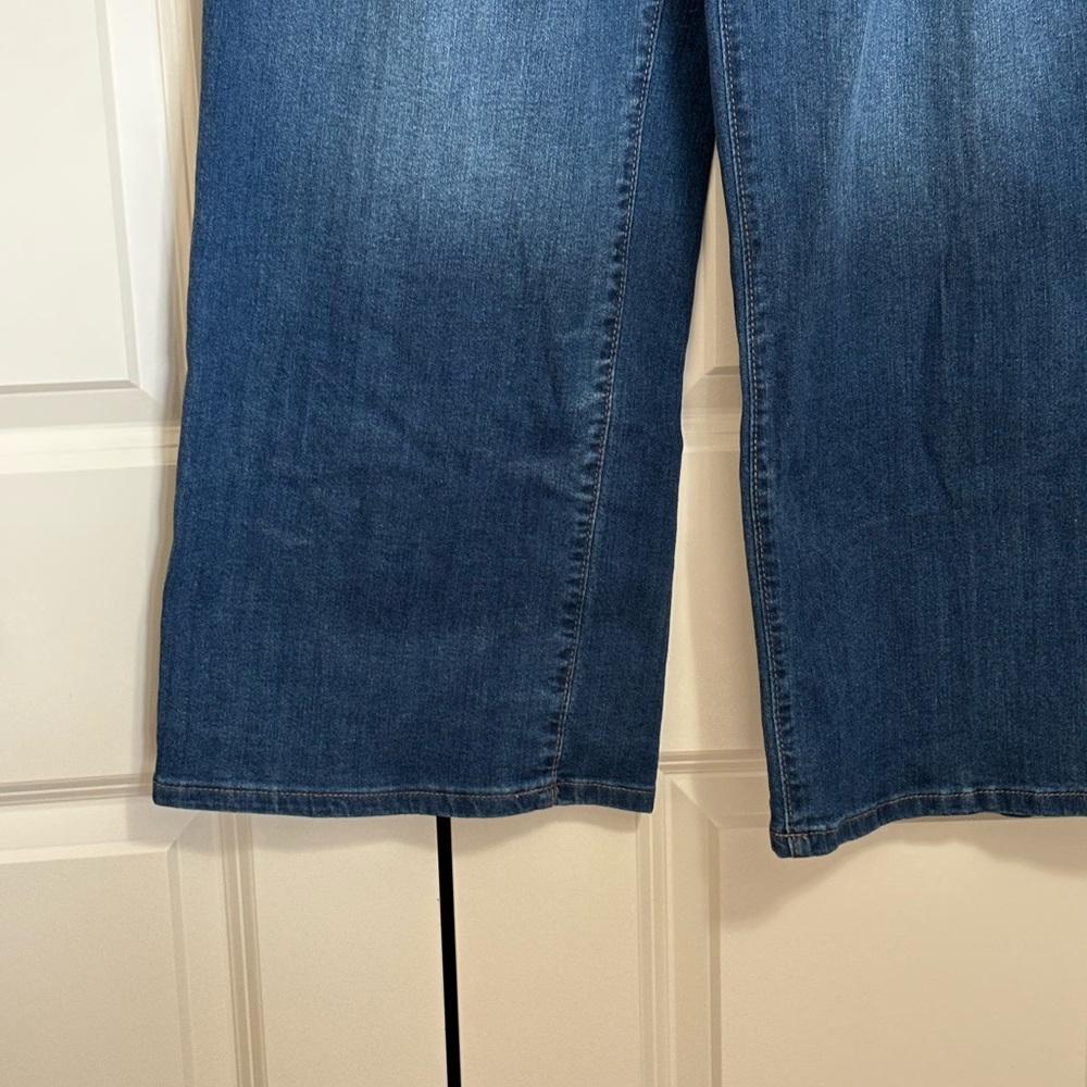 NWT d. Jeans Blue Wide-Leg Denim Jeans - Picture 9 of 10